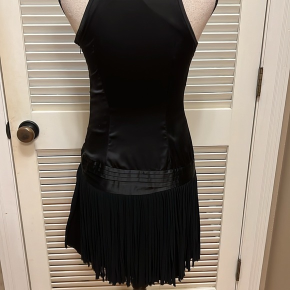 MM Couture by Miss Me Black Cocktail Dress with Fringed Skirt, Size Small, EUC - Picture 13 of 17